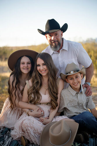 David Scott and his family
